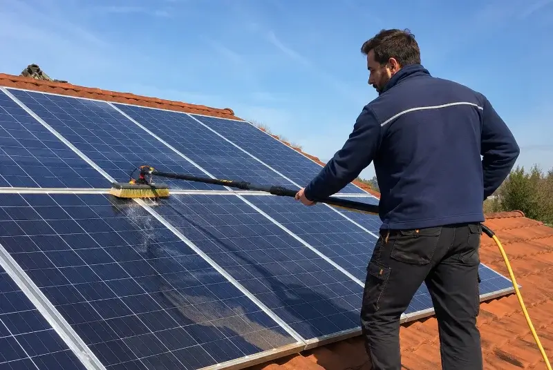 Nettoyage et entretien de panneaux solaires à Relevant